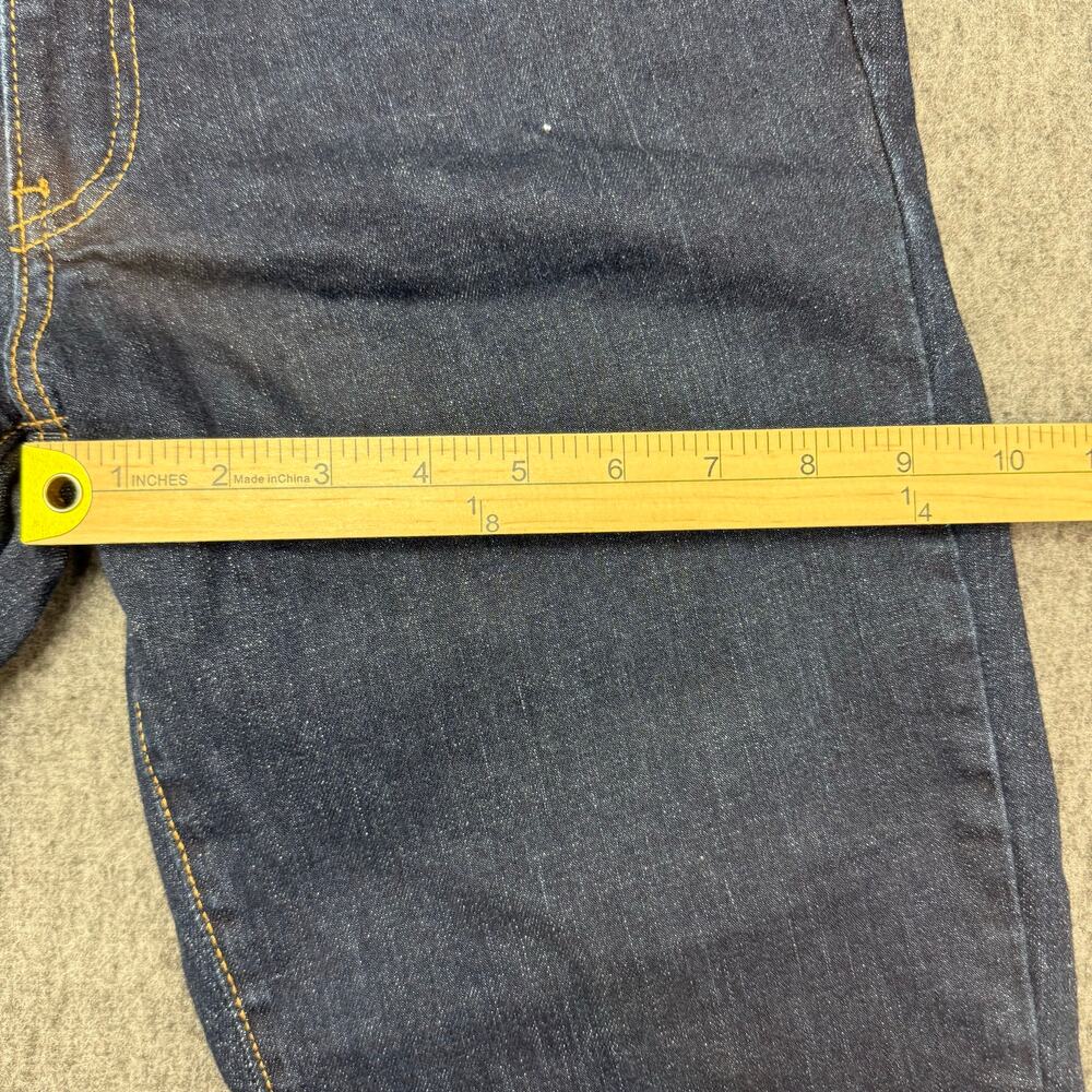 Sonoma Jeans Men's Size 32x34 Slim The Everyday Jean Stretch Dark Wash Split Hem - Picture 10 of 15